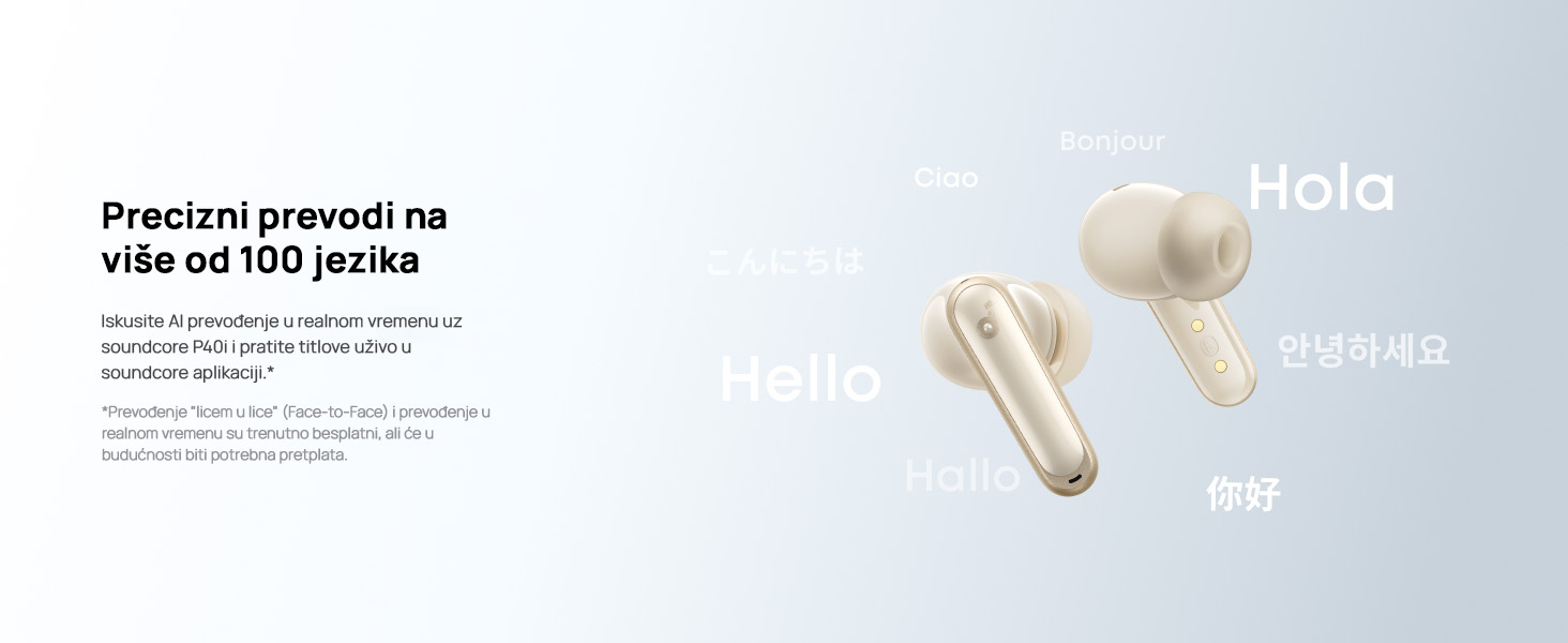 Anker Soundcore P40i TWS BT bubice sa mikrofonom