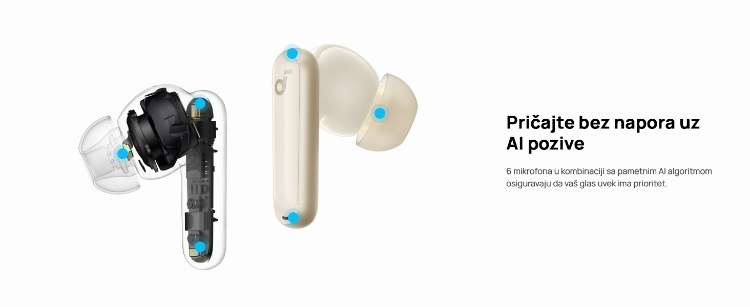 Anker Soundcore P40i TWS BT bubice sa mikrofonom