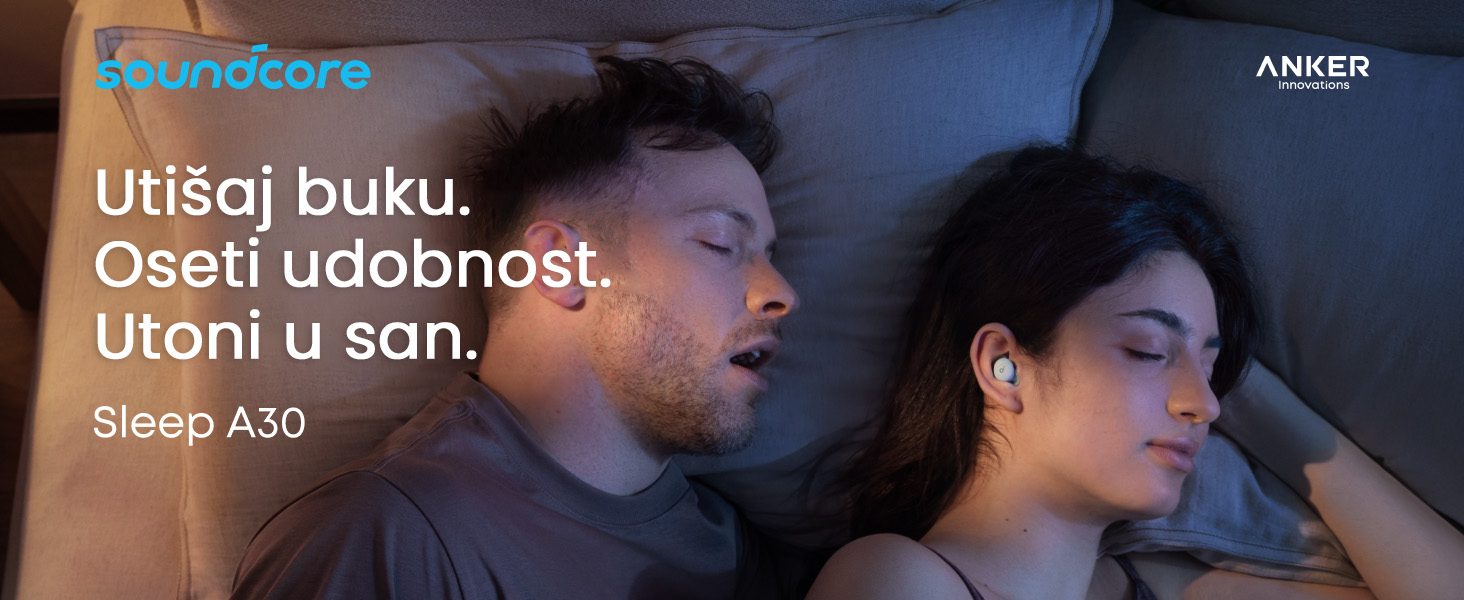 Anker Soundcore Sleep A30 Noise Masking bluetooth bežične bubice zelene