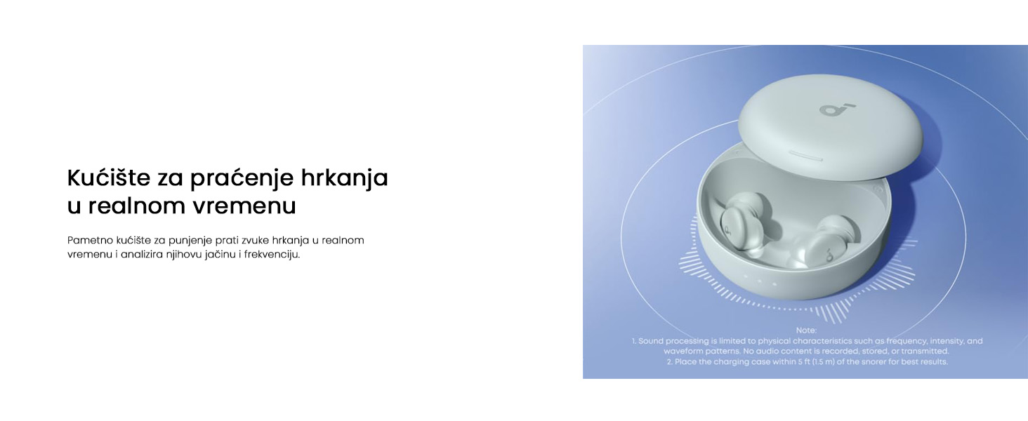 Anker Soundcore Sleep A30 Noise Masking bluetooth bežične bubice zelene