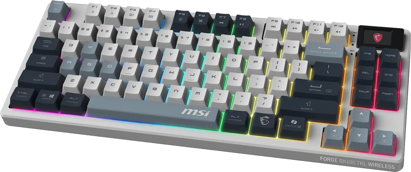 MSI FORGE GK600 TKL SKY US wireless tastatura