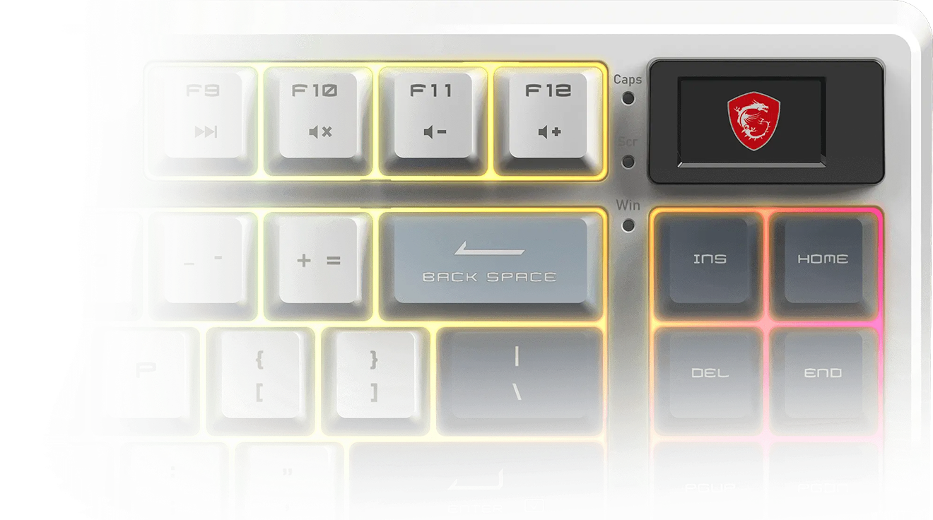 MSI FORGE GK600 TKL SKY US wireless tastatura