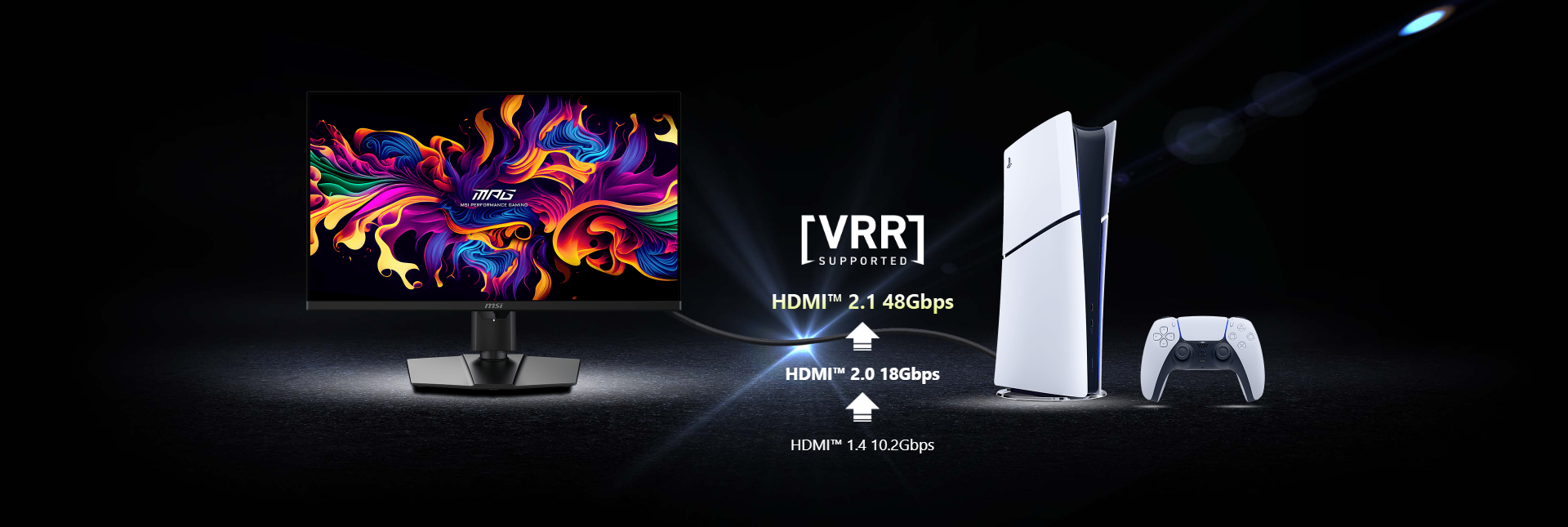 MSI 27 inča MPG 271QR QD-OLED X50 2560 x 1440 500Hz monitor