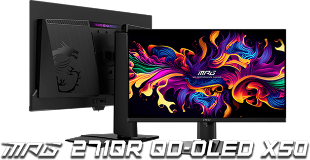 MSI 27 inča MPG 271QR QD-OLED X50 2560 x 1440 500Hz monitor
