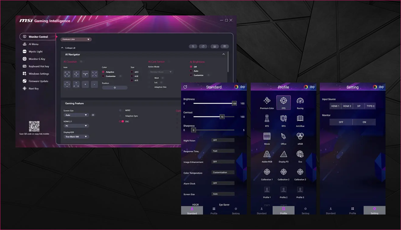 MSI 27 inča MPG 271QR QD-OLED X50 2560 x 1440 500Hz monitor