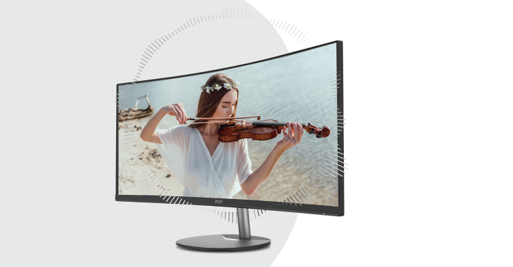 MSI 34 inča PRO MP341CQ E12 FHD 3440 x 1440 VA 100 Hz business monitor