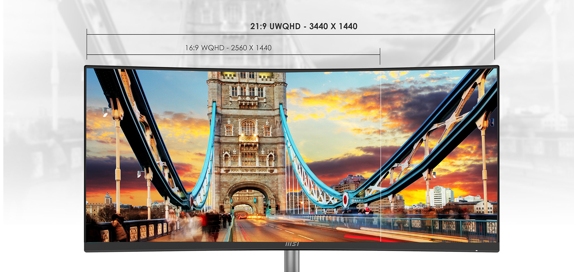 MSI 34 inča PRO MP341CQ E12 FHD 3440 x 1440 VA 100 Hz business monitor