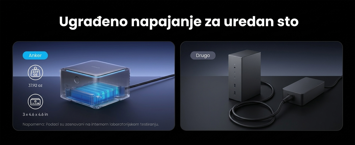 Anker Prime Thunderbolt 5 Docking Stanica 140W, 14u1