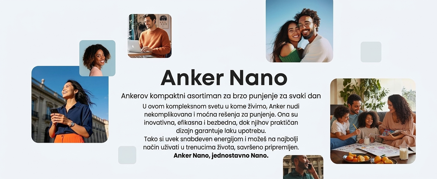 Anker Nano 45W putni zidni punjač, USB-C port