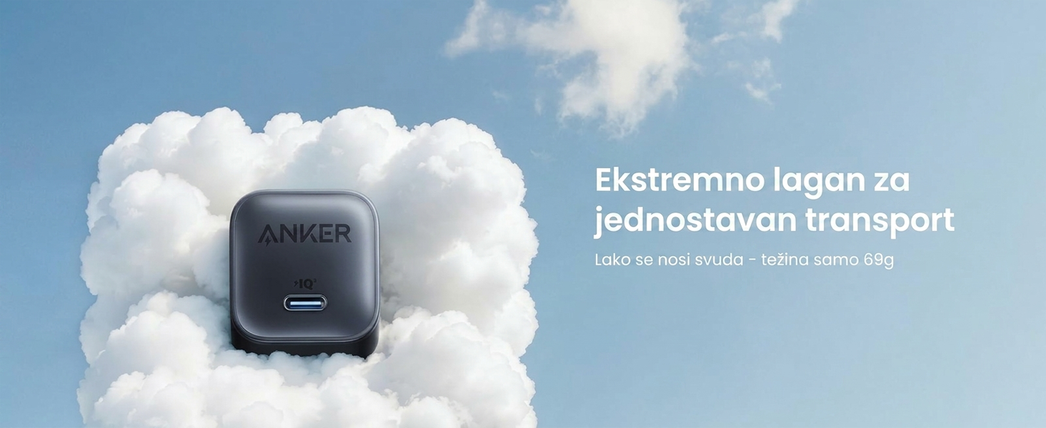Anker Nano 45W putni zidni punjač, USB-C port