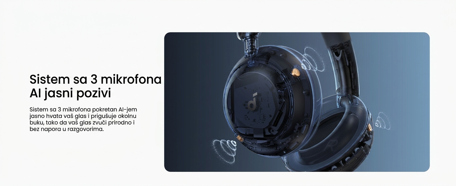 Anker Soundcore Space 2 ANC BT slušalice