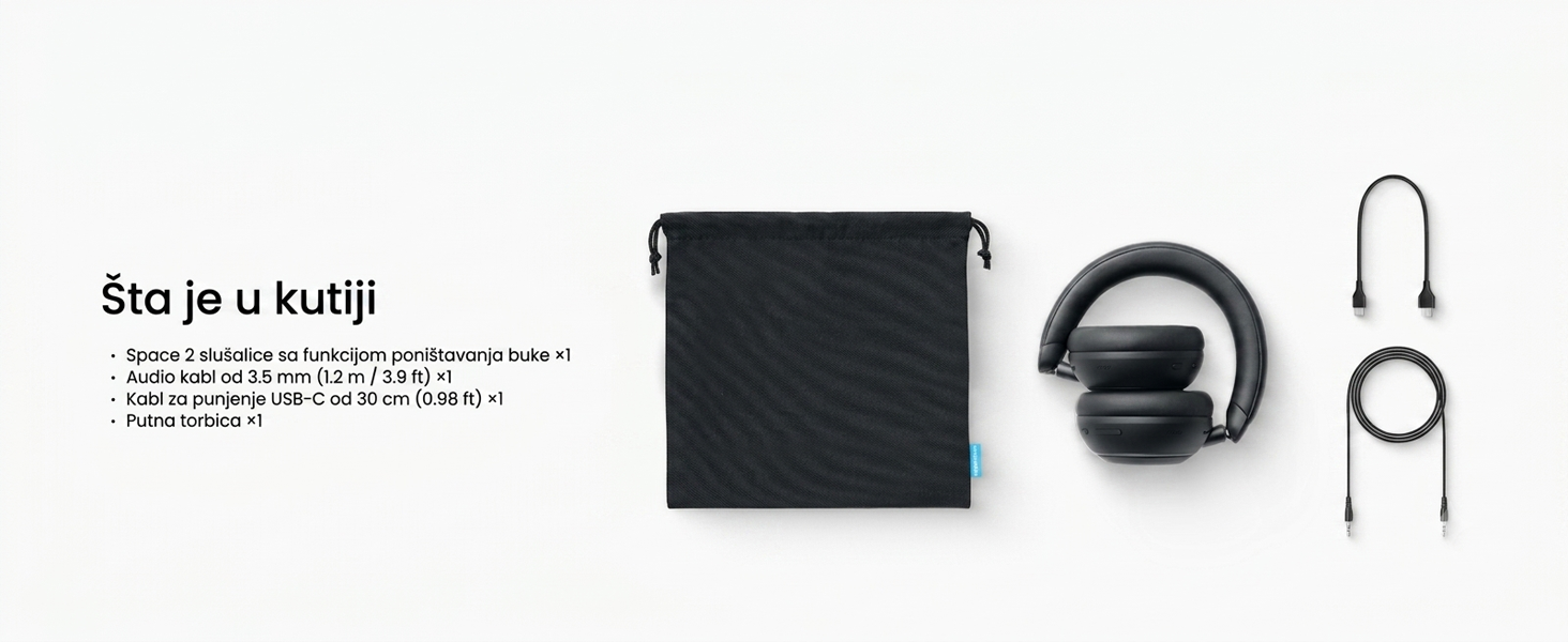 Anker Soundcore Space 2 ANC BT slušalice