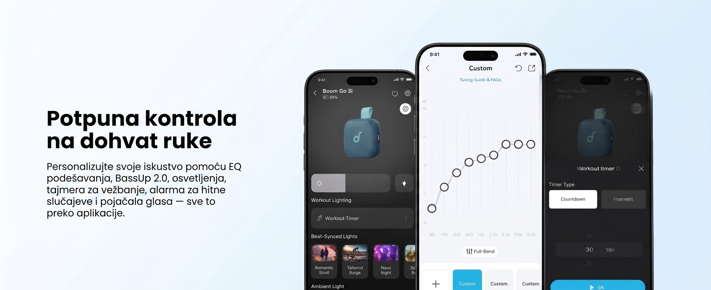 Anker Soundcore Boom Go 3i 15W prenosni bluetooth IP68 zvučnik