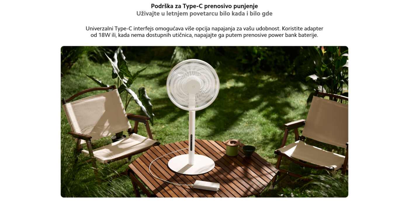 Xiaomi Mijia Smart Standing Fan Pro Slim Ventilator (BHR08UQEU)
