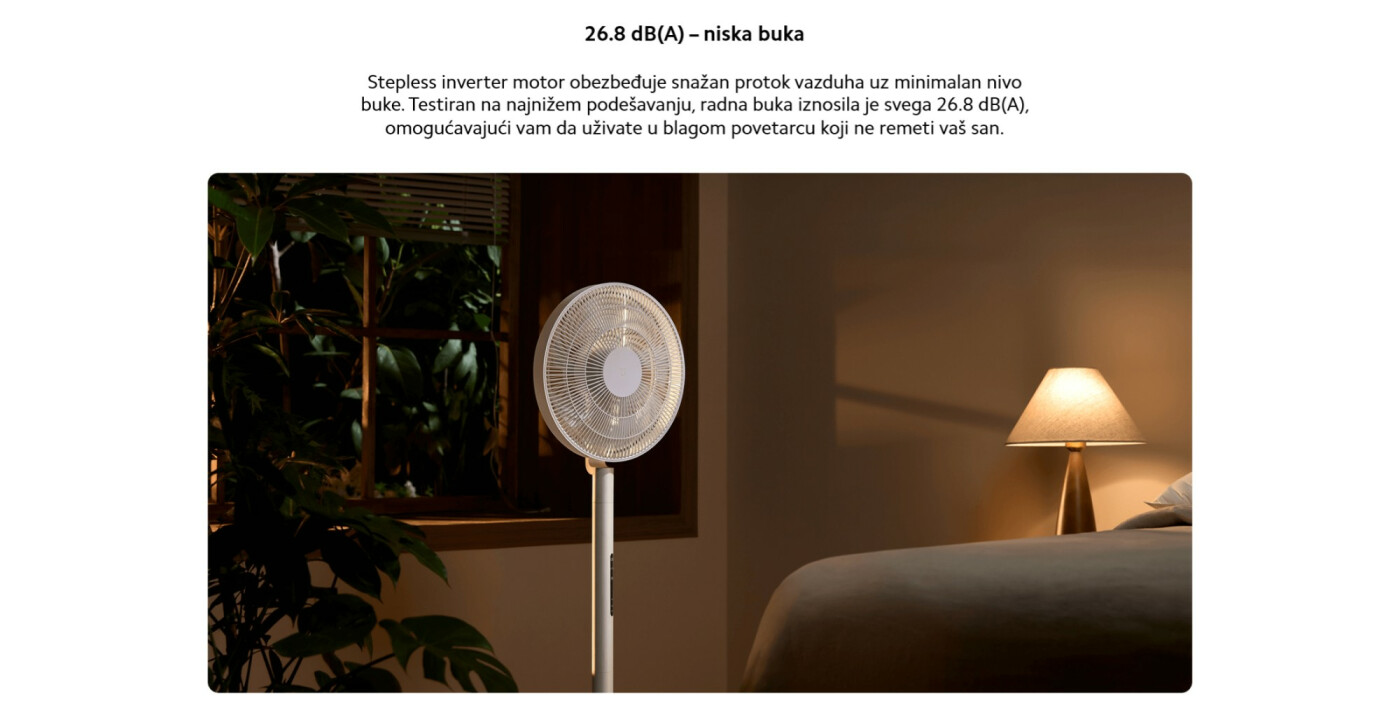 Xiaomi Mijia Smart Standing Fan Pro Slim Ventilator (BHR08UQEU)