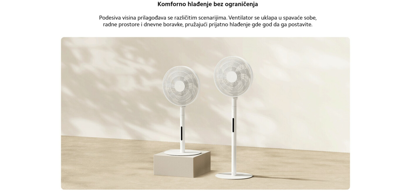 Xiaomi Mijia Smart Standing Fan Pro Slim Ventilator (BHR08UQEU)