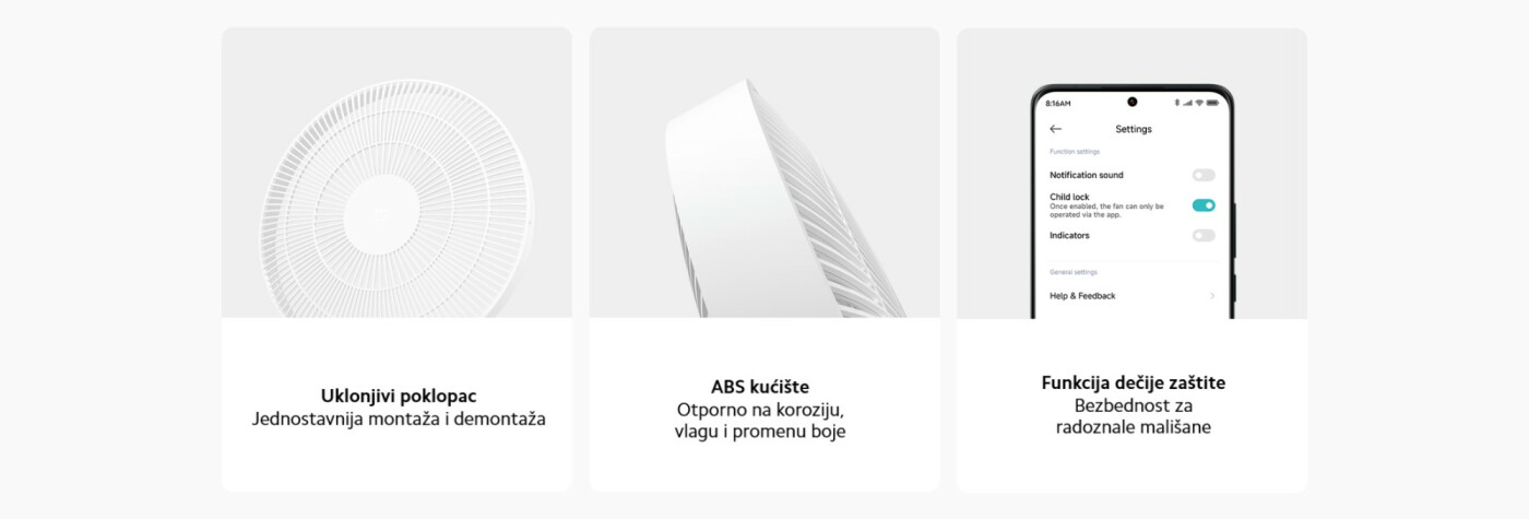 Xiaomi Mijia Smart Standing Fan Pro Slim Ventilator (BHR08UQEU)