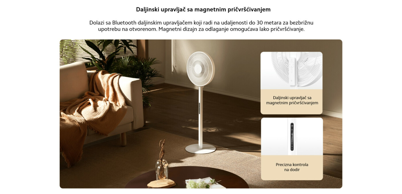 Xiaomi Mijia Smart Standing Fan Pro Slim Ventilator (BHR08UQEU)