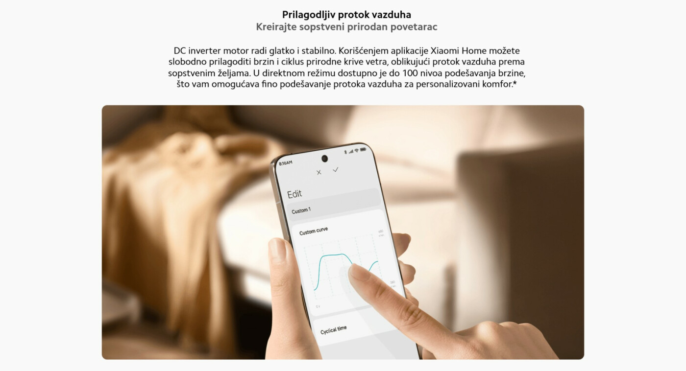 Xiaomi Mijia Smart Standing Fan Pro Slim Ventilator (BHR08UQEU)