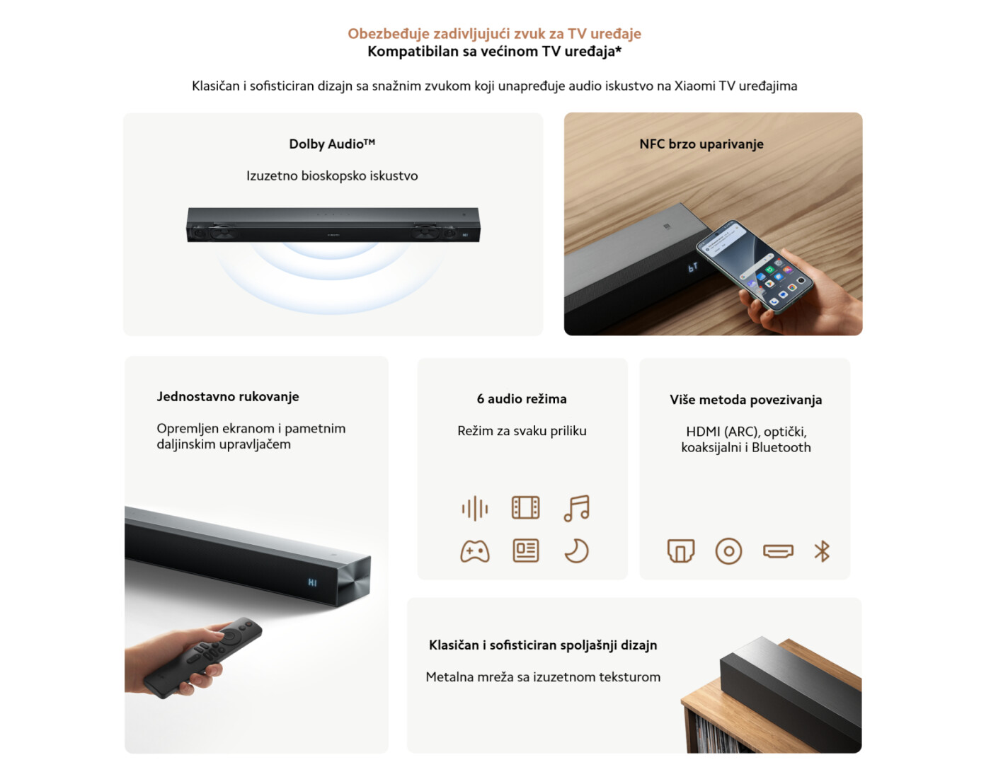 Xiaomi Soundbar Pro 2.0 ch NS5-EU (QBH4344EU)