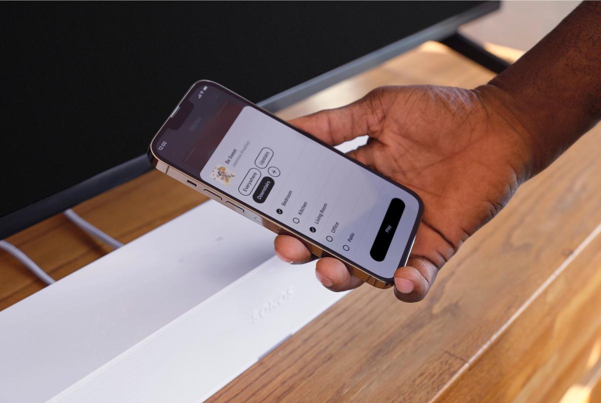 Sonos aplikacijana na iPhone-u