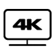 4K rezolucija icon