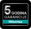 HISENSE 5 godina garancije