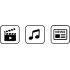 Režim za Filmove / Muziku / Igre