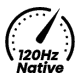 120Hz ultra motion icon