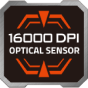 16000 DPI optički senzor