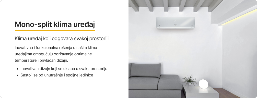 Mono-split klima uređaj