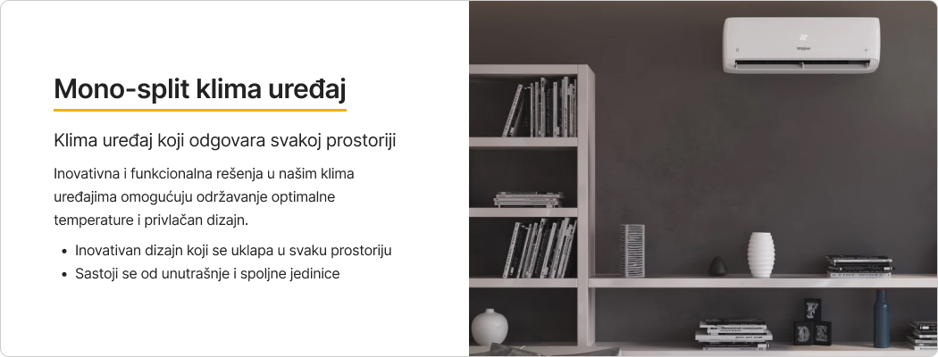 Mono-split klima uređaj