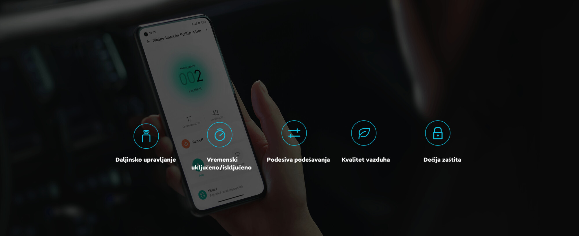 XIAOMI BHR5274GL Smart Air Purifier 4 Lite prečišćivač vazduha