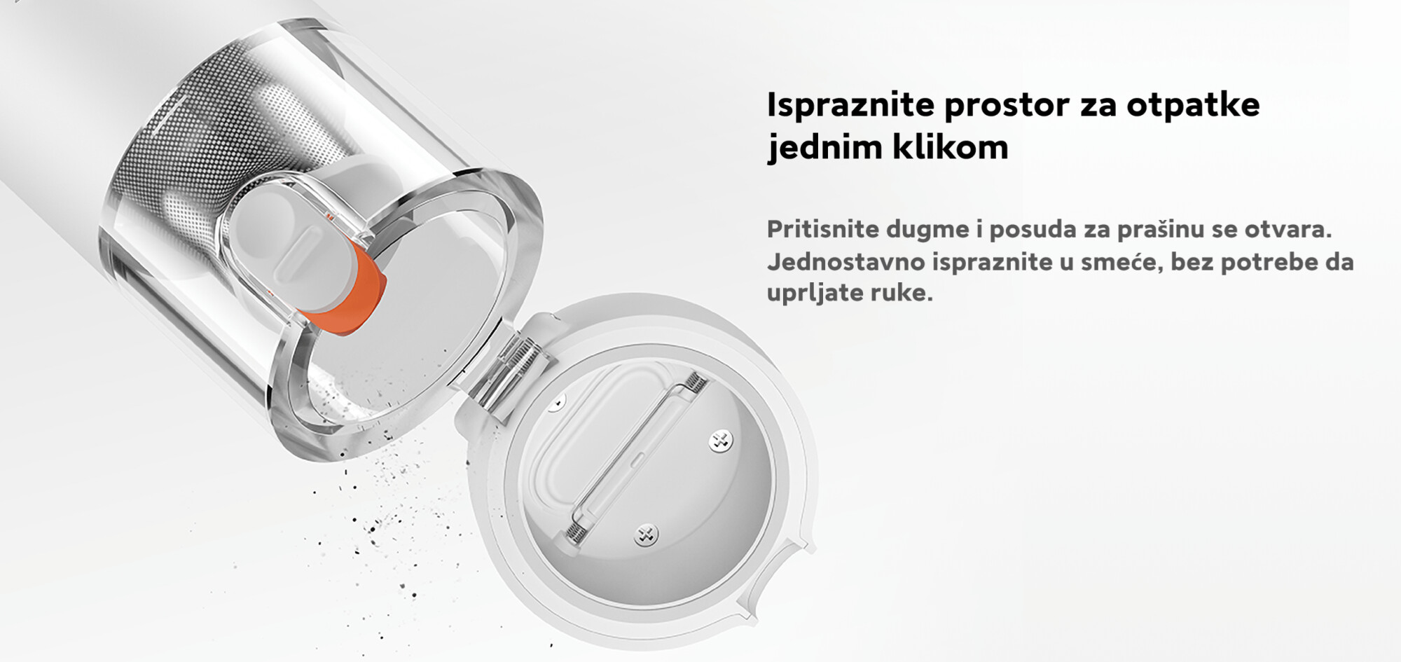 XIAOMI BHR5156EU Mini bežični ručni usisivač sa posudom