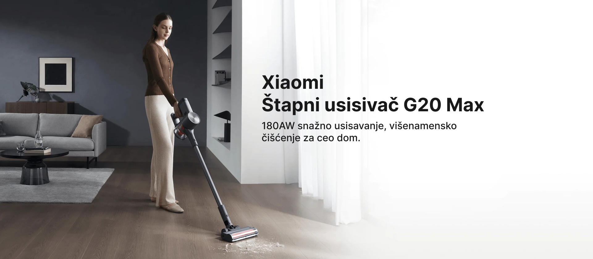 XIAOMI BHR8828EU G20 Max štapni usisivač sa posudom