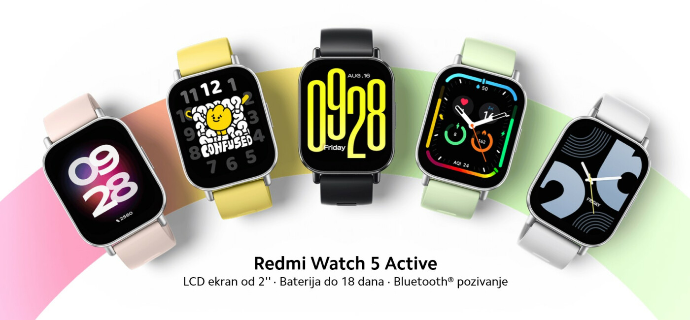 XIAOMI | BHR8790GL | BHR8784GL | Redmi Watch 5 Active sat crni/srebrni