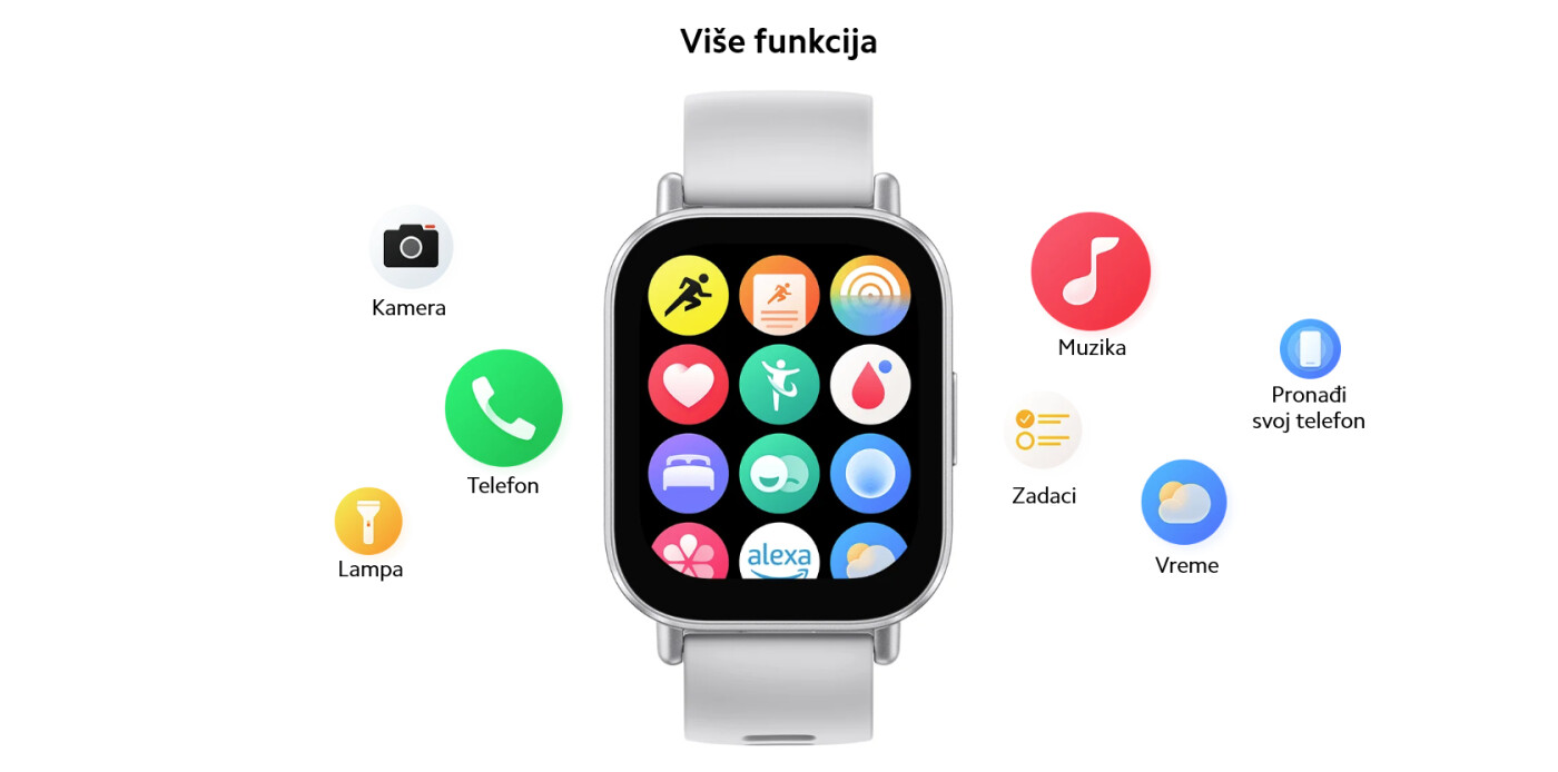 XIAOMI | BHR8790GL | BHR8784GL | Redmi Watch 5 Active sat crni/srebrni