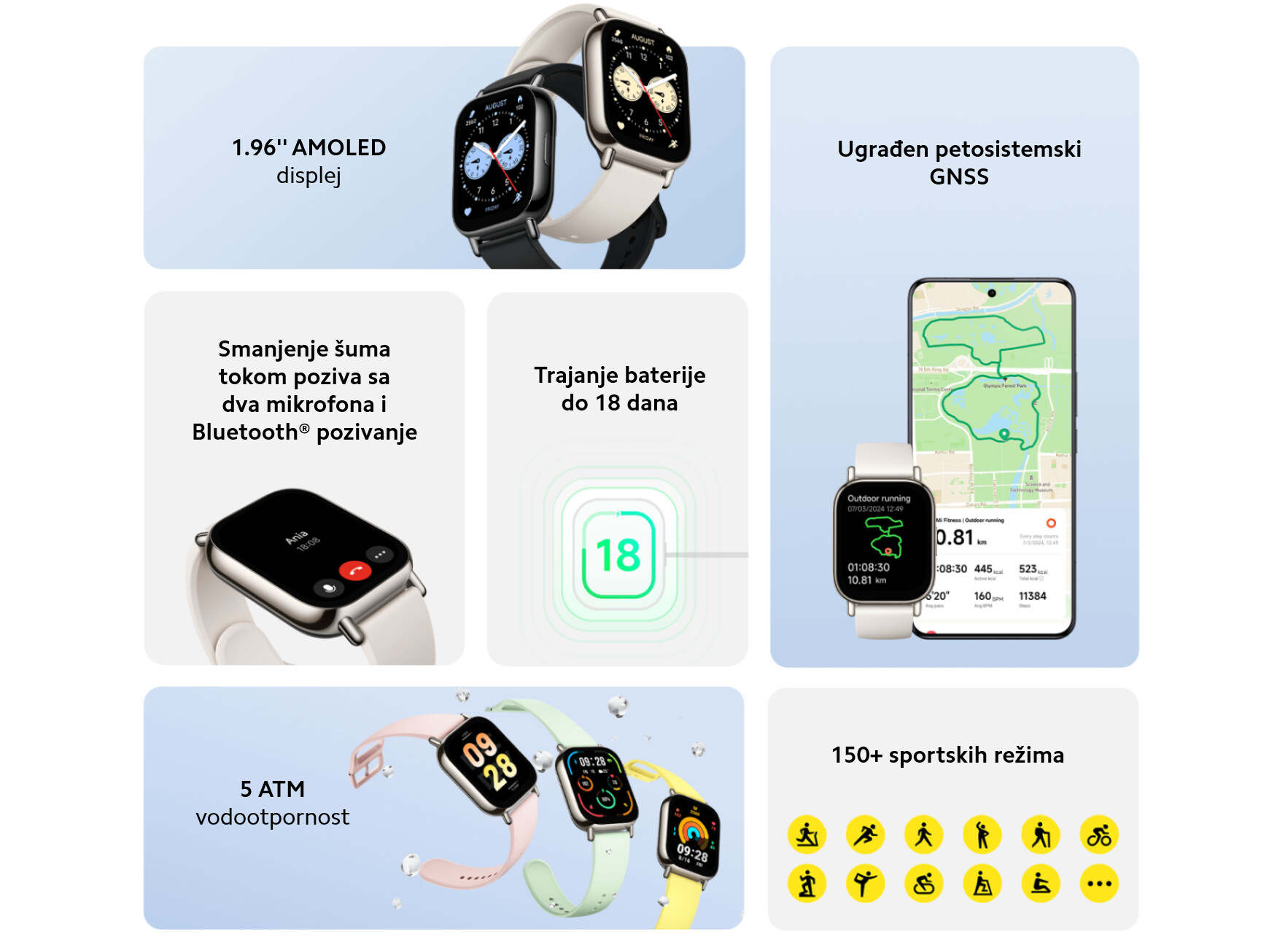 XIAOMI | BHR8789GL | BHR8791GL | Watch 5 Lite sat crni/zlatni