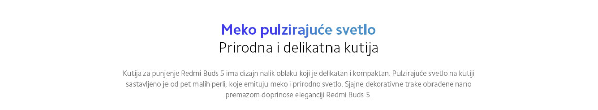 XIAOMI | BHR8117GL | BHR8118GL | Buds 5 slušalice crne/bele