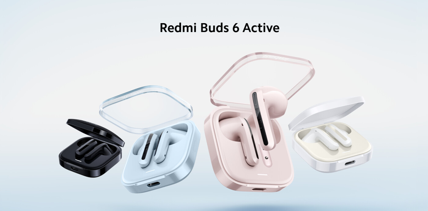 XIAOMI Redmi Buds 6 Active slušalice crne/bele/plave/roze