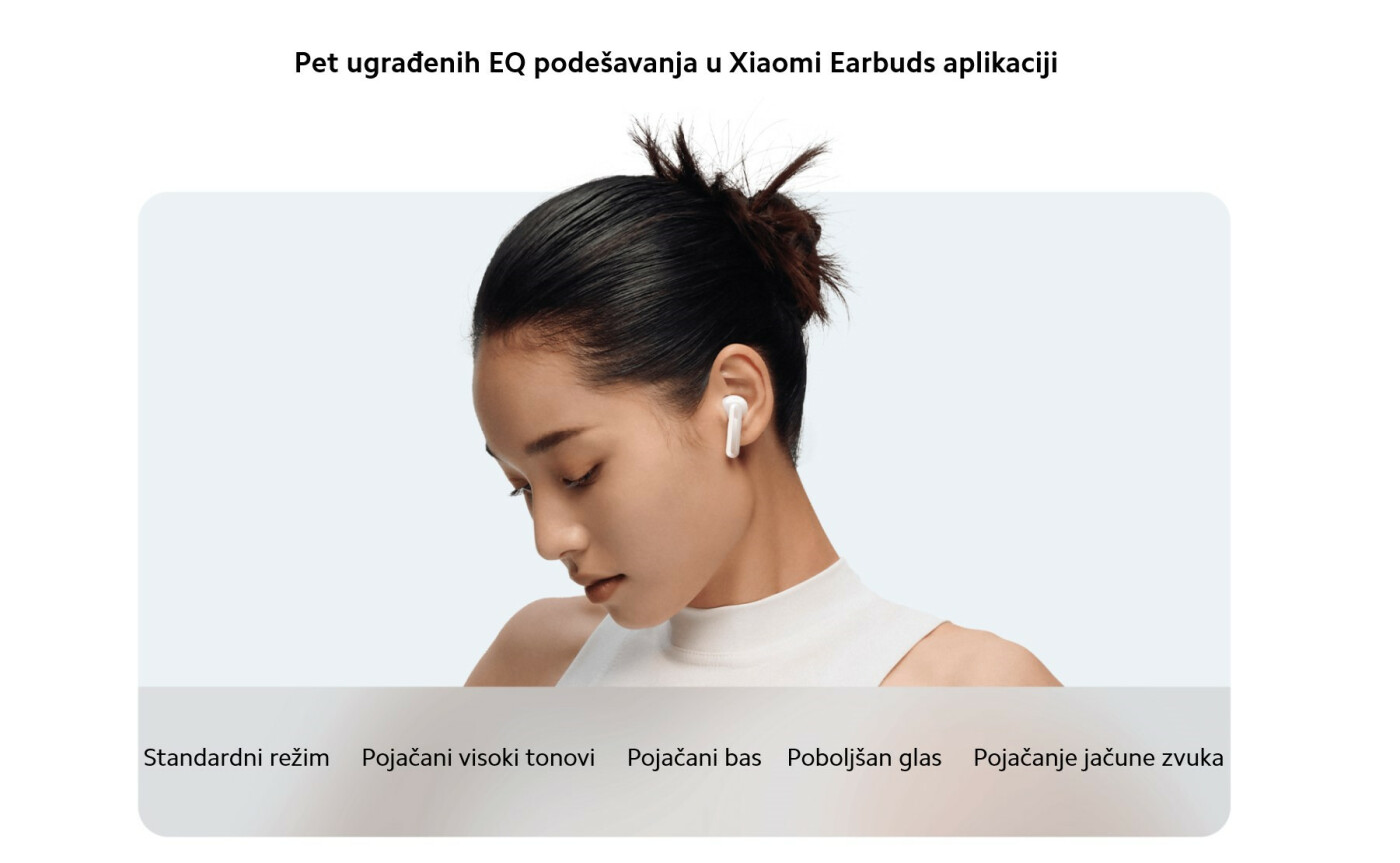 XIAOMI Redmi Buds 6 Active slušalice crne/bele/plave/roze