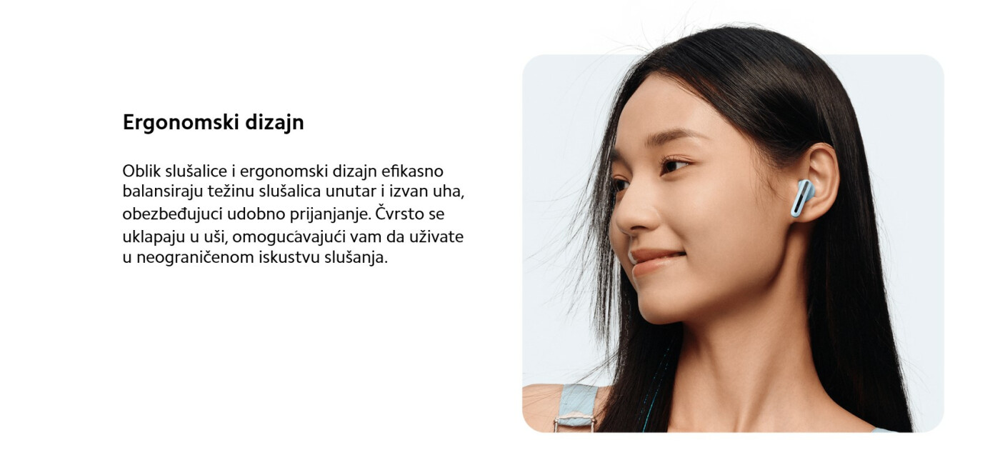 XIAOMI Redmi Buds 6 Active slušalice crne/bele/plave/roze