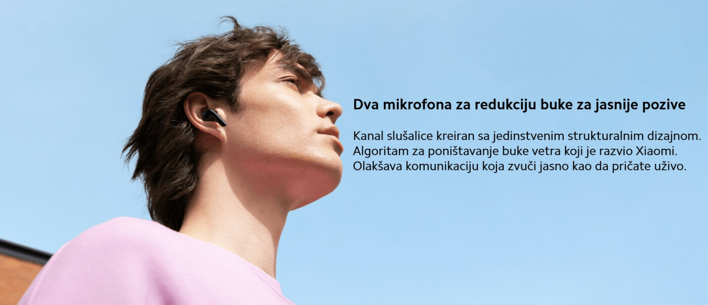 XIAOMI | BHR8653GL | BHR8655GL | Redmi Buds 6 Lite slušalice crne/bele