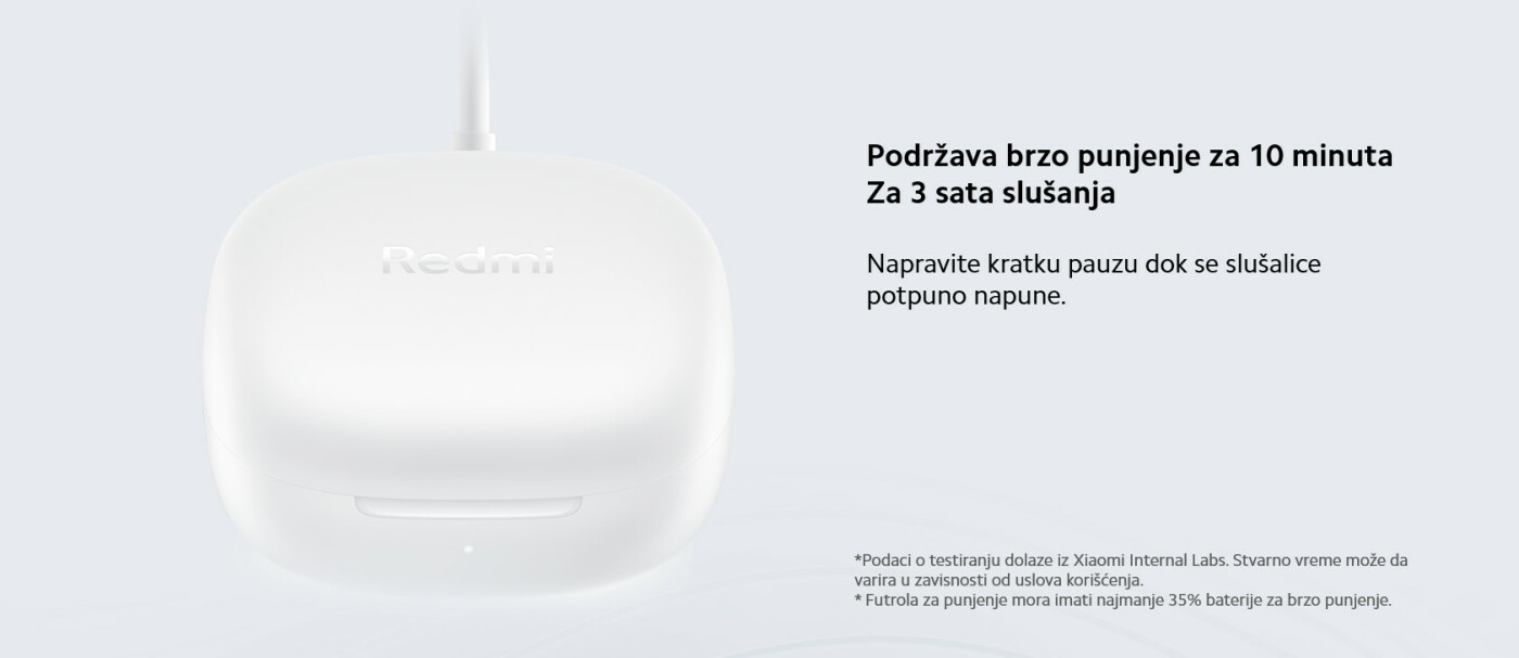 XIAOMI Redmi Buds 6 Play slušalice crne/bele/roze