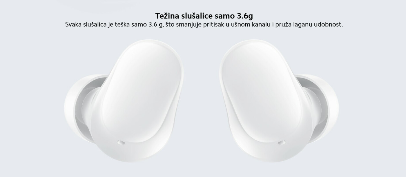XIAOMI Redmi Buds 6 Play slušalice crne/bele/roze