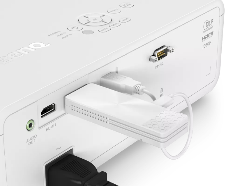 Wireless Qcast mirror adapter PRJ QP30 WHITE (5A.JH328.004)