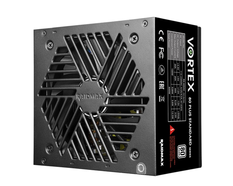 Napajanje 600W Vortex RX-600AC-V 80PLUS WHITE