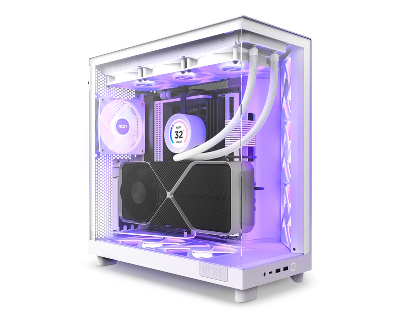 H6 Flow RGB kućište belo (CC-H61FW-R1)