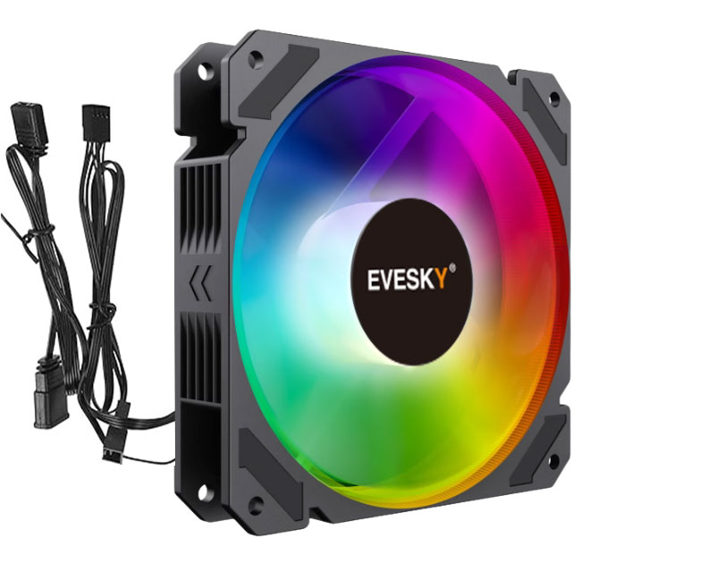 Twilight 120mm x 120mm x 25mm RGB (ARGB) ventilator