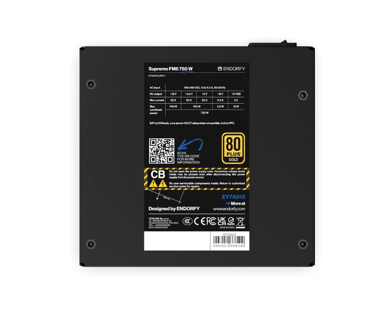 Supremo FM6 750W modularno napajanje (EY7A013)